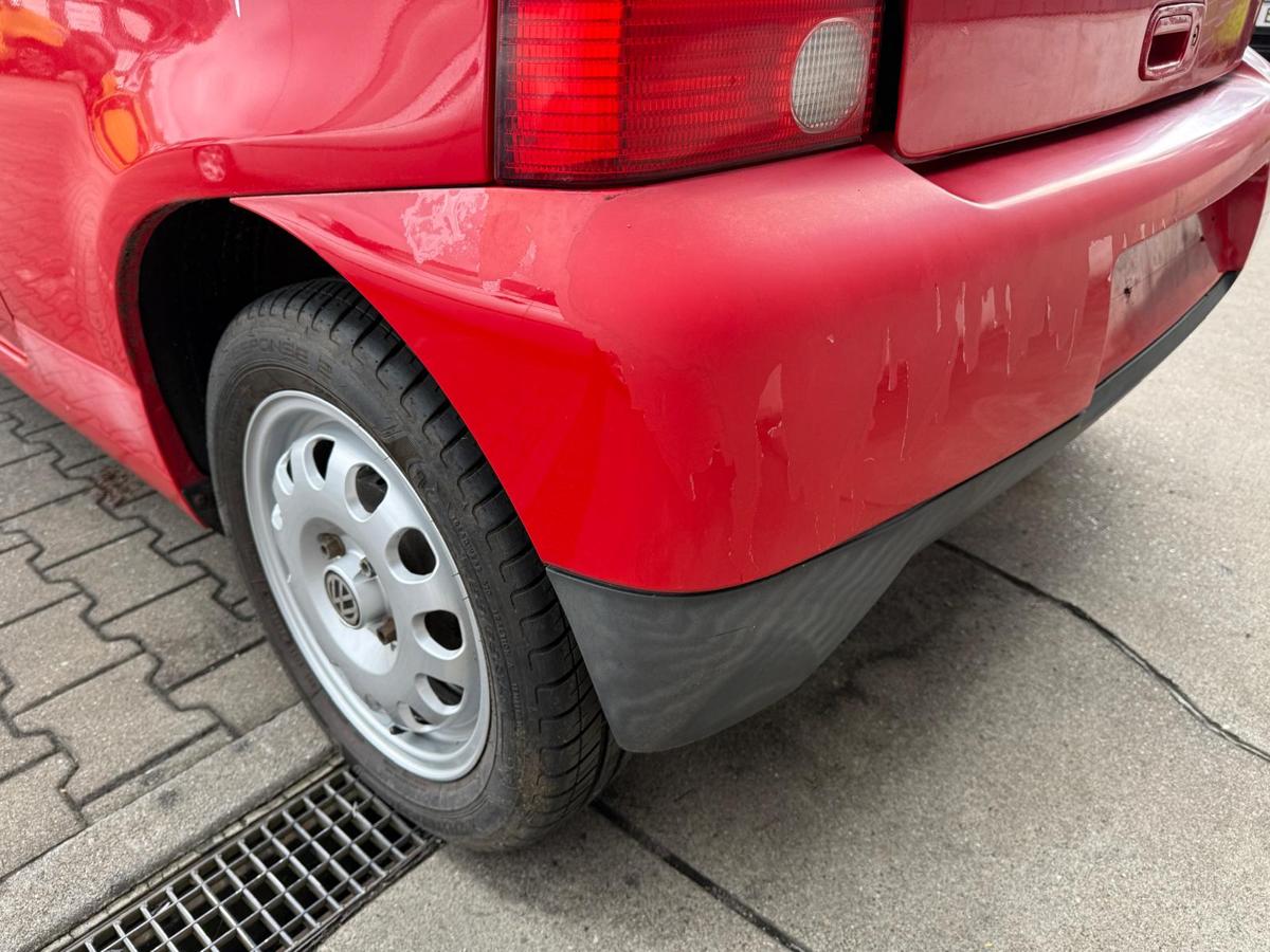 VW Lupo 6E 3L original Stoßstange Stoßfänger hinten LP3G Flashrot BJ99